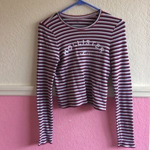 Hollister Multi-colored stripped long sleeve
